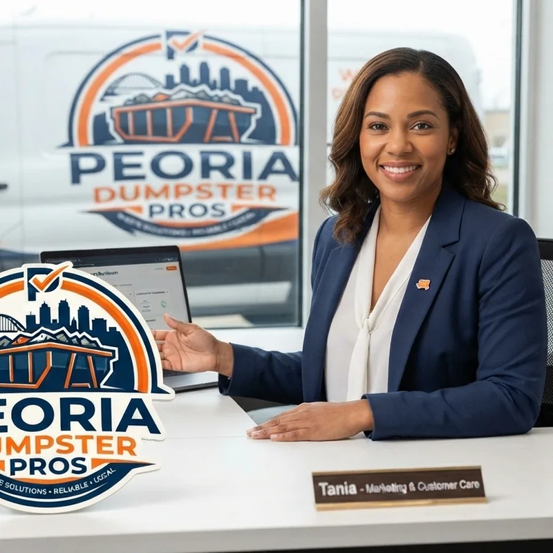 Tania, Marketing & Customer Care at Peoria Dumpster Pros